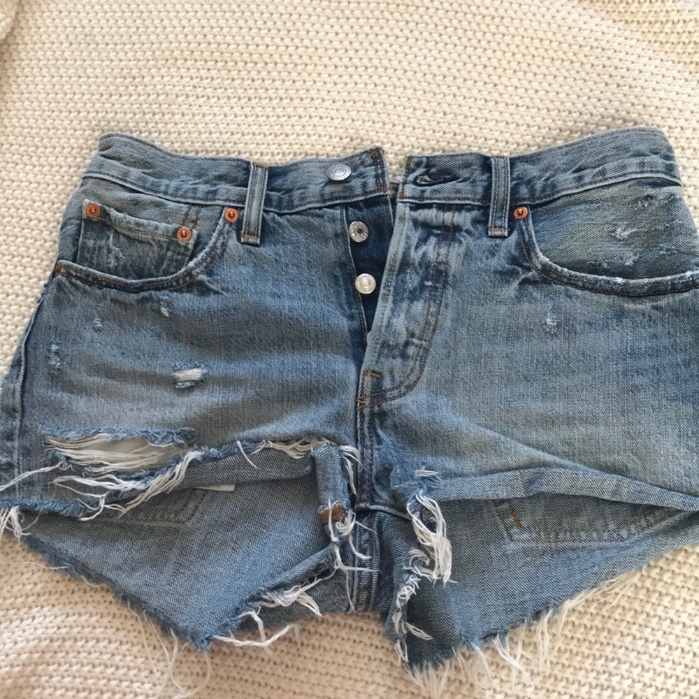 Levi's 501 high-waisted cutoffs